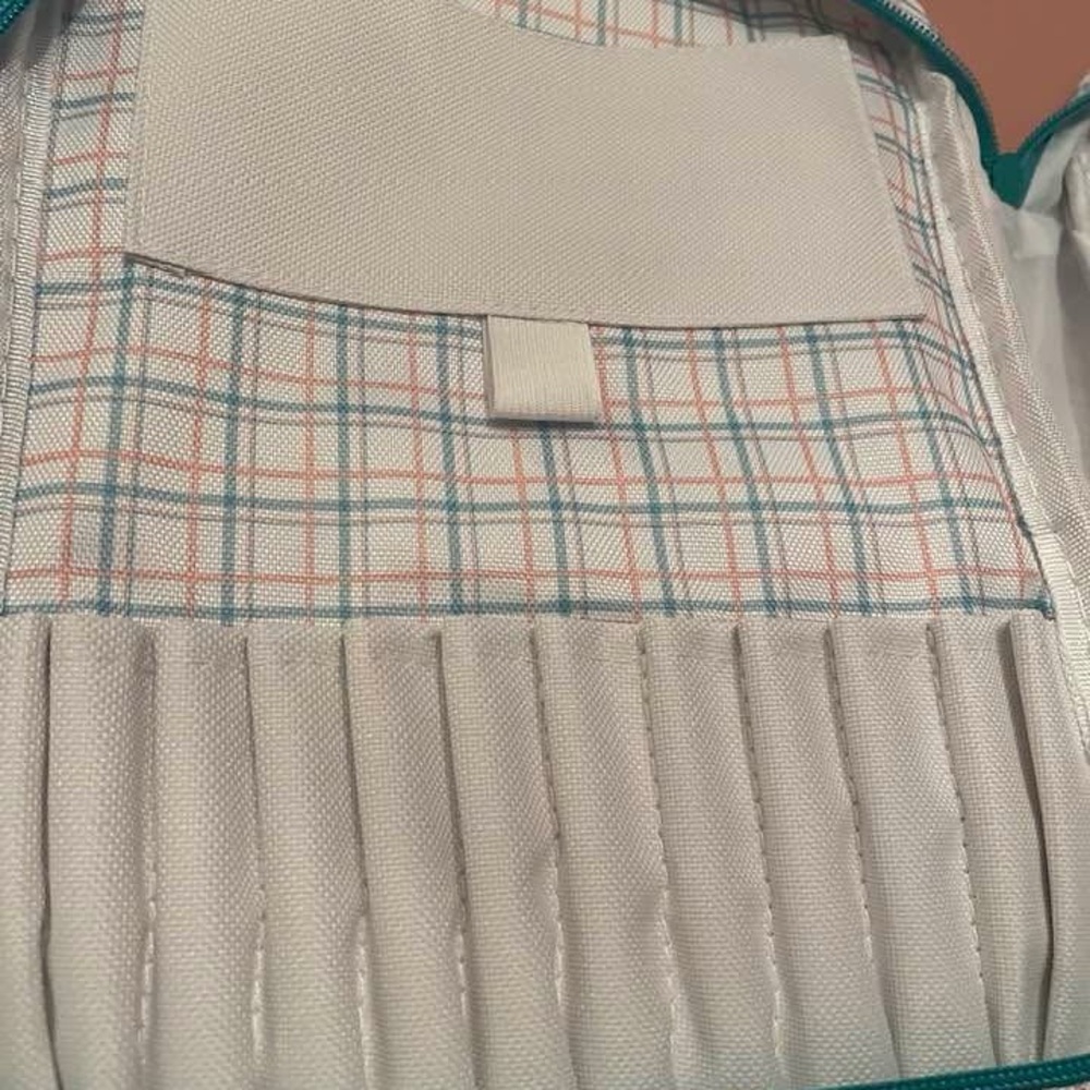 Plaid Organizer with Pockets